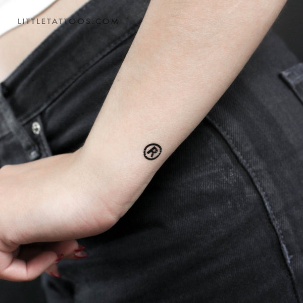 Registered Trademark Symbol Temporary Tattoo - Set of 3