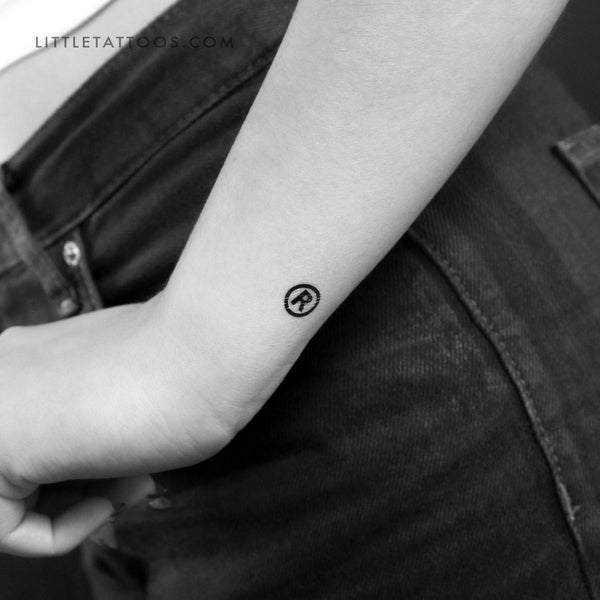 Registered Trademark Symbol Temporary Tattoo - Set of 3