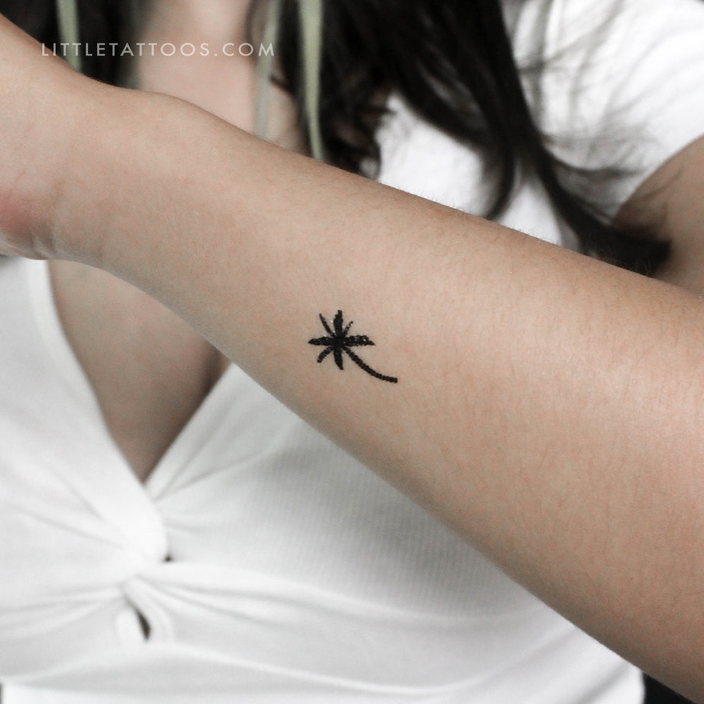 coconut palm tattoo Coconut Tree Temporary Tattoo