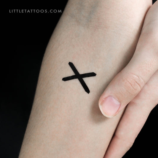 Tatuaje temporal de la cruz escocesa de San Andrés (juego de 3)