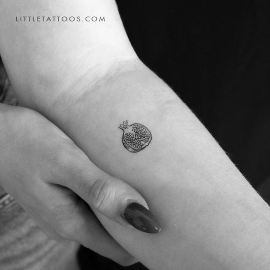 Tatuaje temporal de granada pequeña - Juego de 3