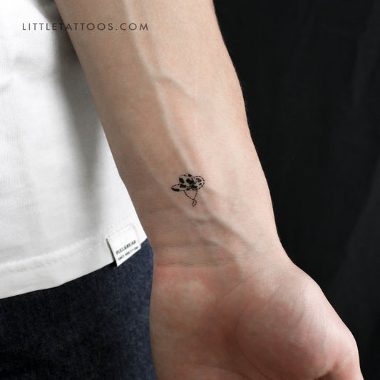 Tatuaje temporal de sombrero de piel de vaca (juego de 3)