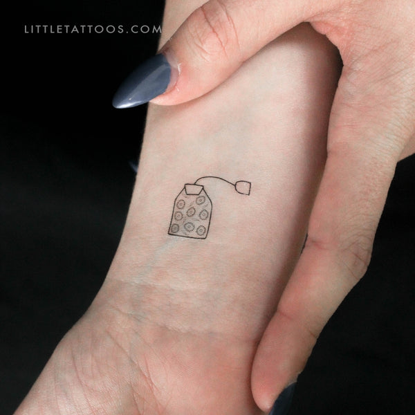 Tea Bag Temporary Tattoo - Set of 3