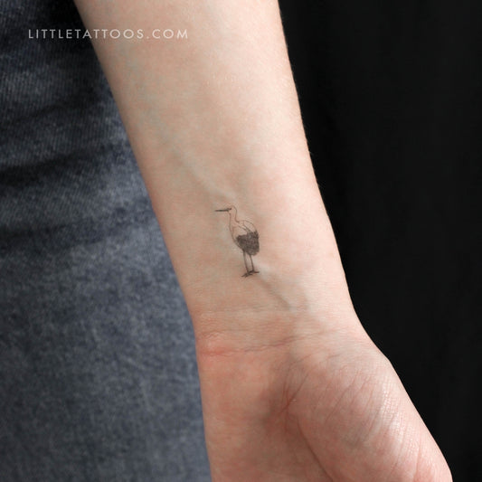 Tatuaje temporal de cigüeña - Juego de 3
