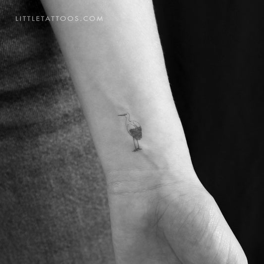 Tatuaje temporal de cigüeña - Juego de 3