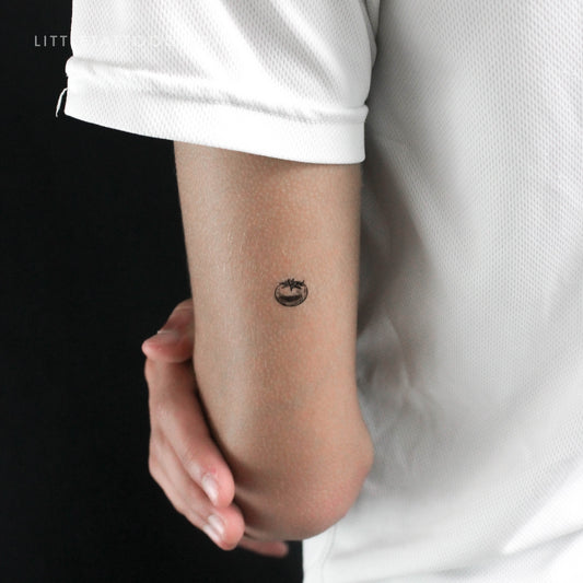 Tatuaje temporal de tomate pequeño - Juego de 3