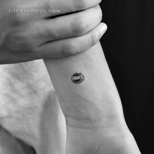 Tatuaje temporal de tomate pequeño - Juego de 3