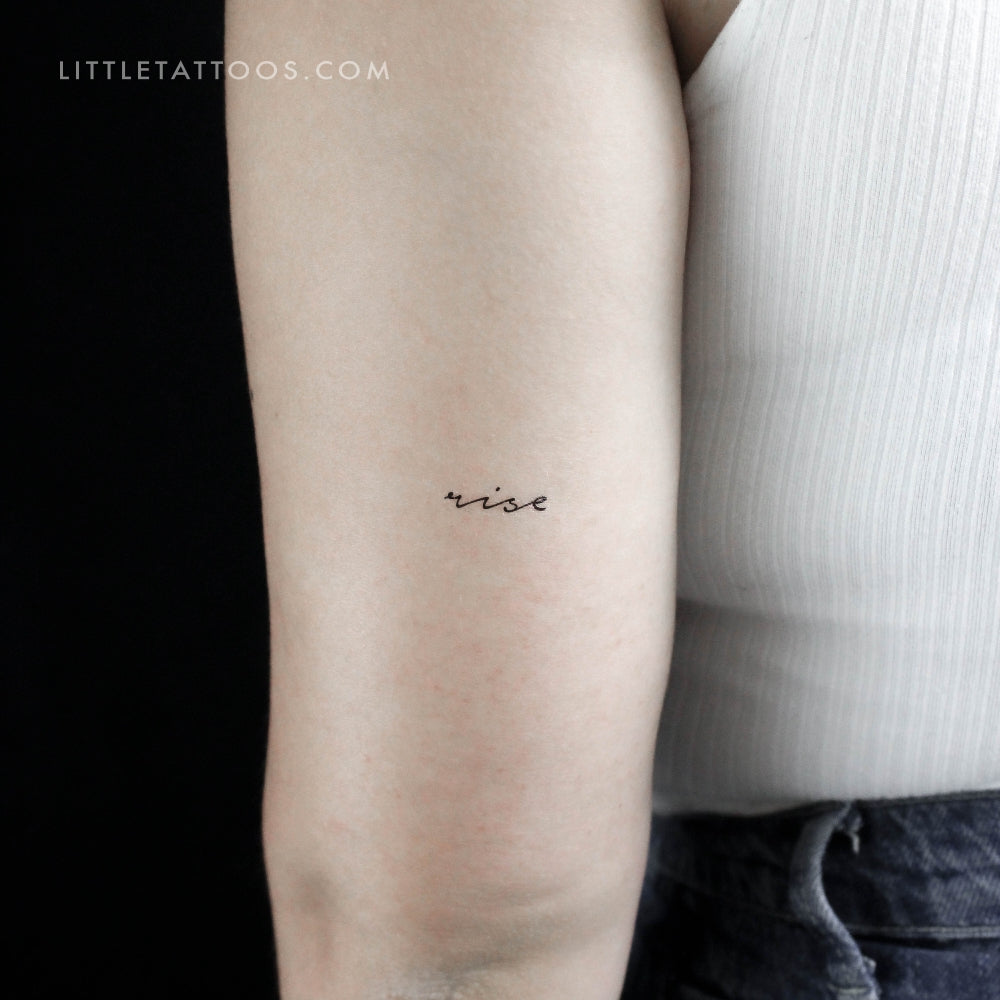 Rise Temporary Tattoo - Set of 3