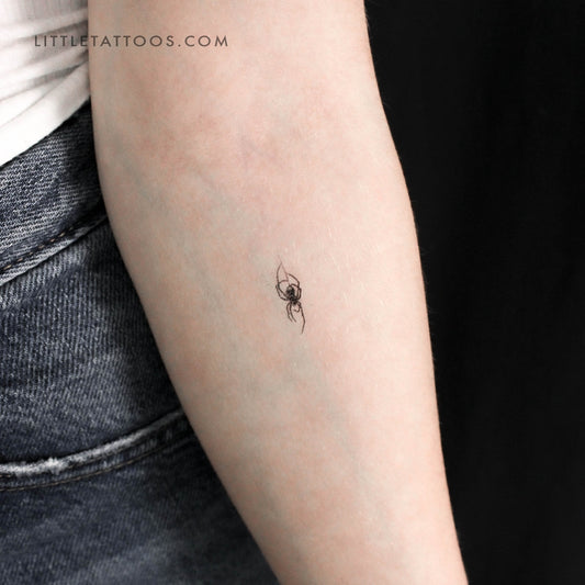 Tatuaje temporal de araña - Juego de 3