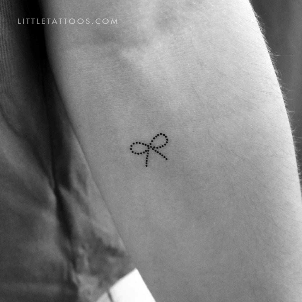 Tatuaje temporal de lazo de puntos - Juego de 3