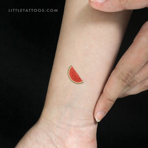 Watermelon Temporary Tattoo - Set of 3