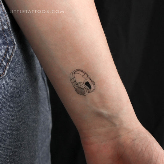 Tatuaje temporal de auriculares - Juego de 3