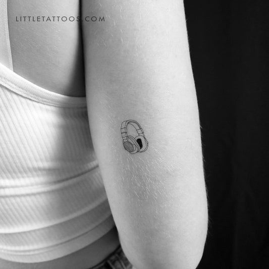 Tatuaje temporal de auriculares - Juego de 3
