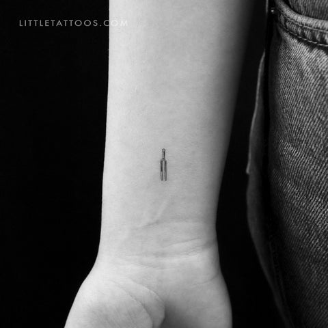 Tuning Fork Temporary Tattoo - Set of 3