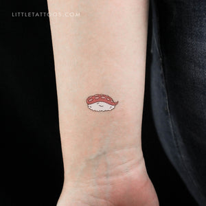 Octopus Nigiri Temporary Tattoo - Set of 3