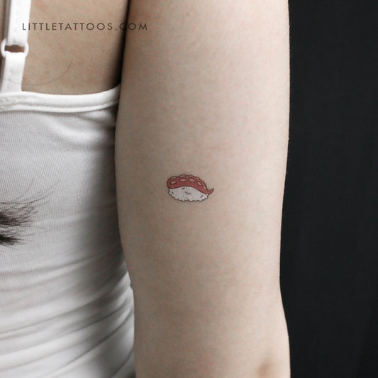 Tatuaje temporal de pulpo nigiri - Juego de 3