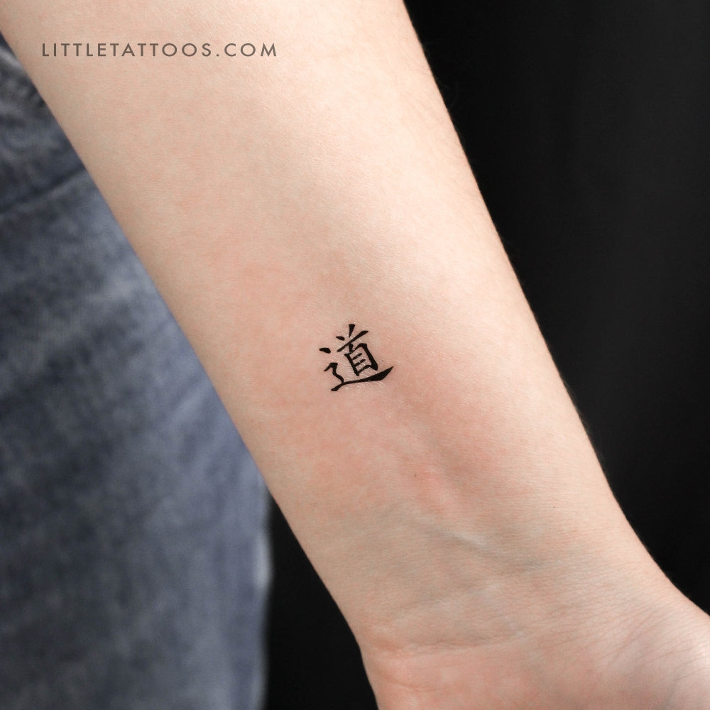 Tatuaje temporal pequeño de Tao - Juego de 3