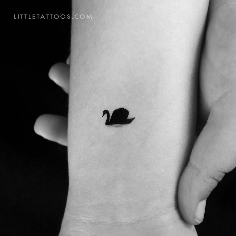 Swan Temporary Tattoo - Set of 3