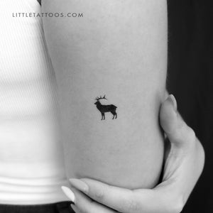 Reindeer Temporary Tattoo - Set of 3