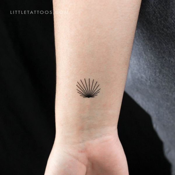 Minimalist Shell Temporary Tattoo - Set of 3