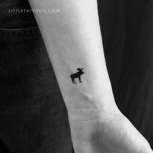 Tatuaje temporal de alce - Juego de 3