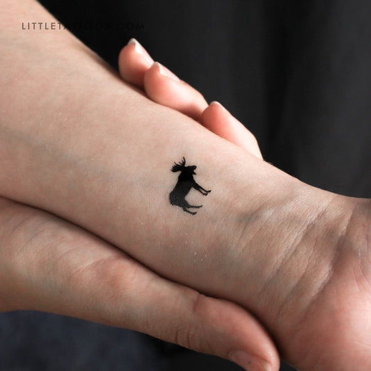 Tatuaje temporal de alce - Juego de 3