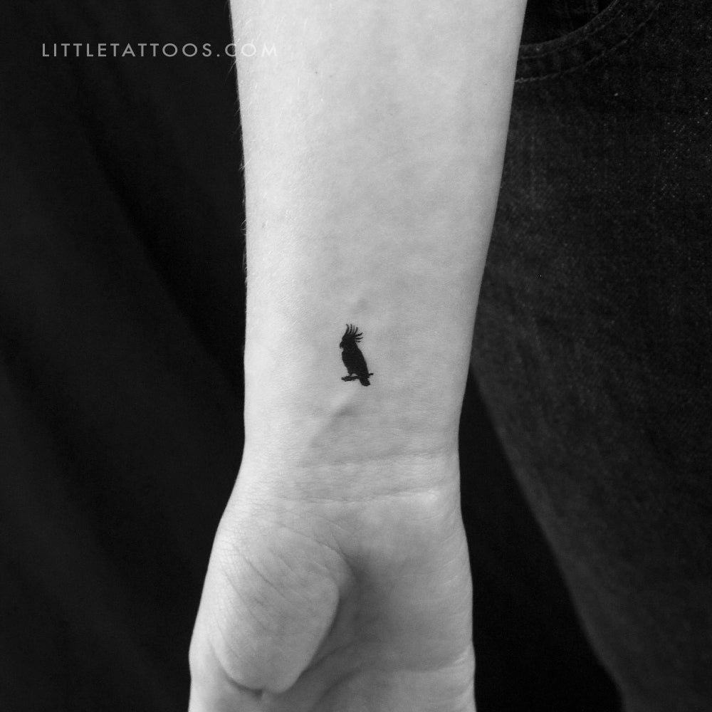 Tatuaje temporal de cacatúa - Juego de 3