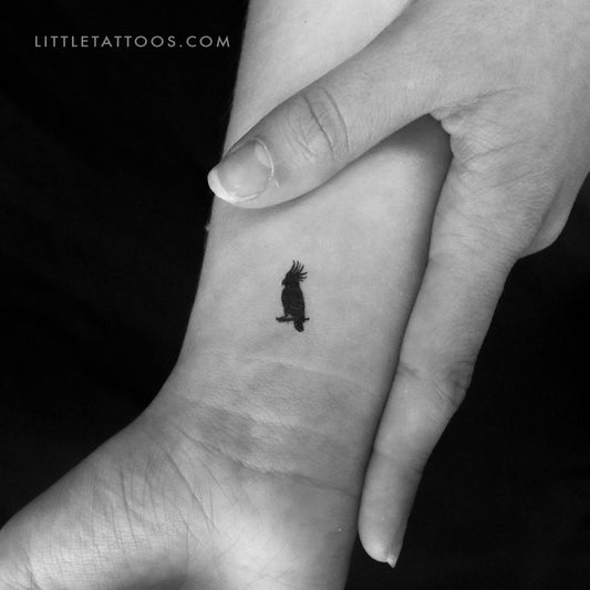 Tatuaje temporal de cacatúa - Juego de 3