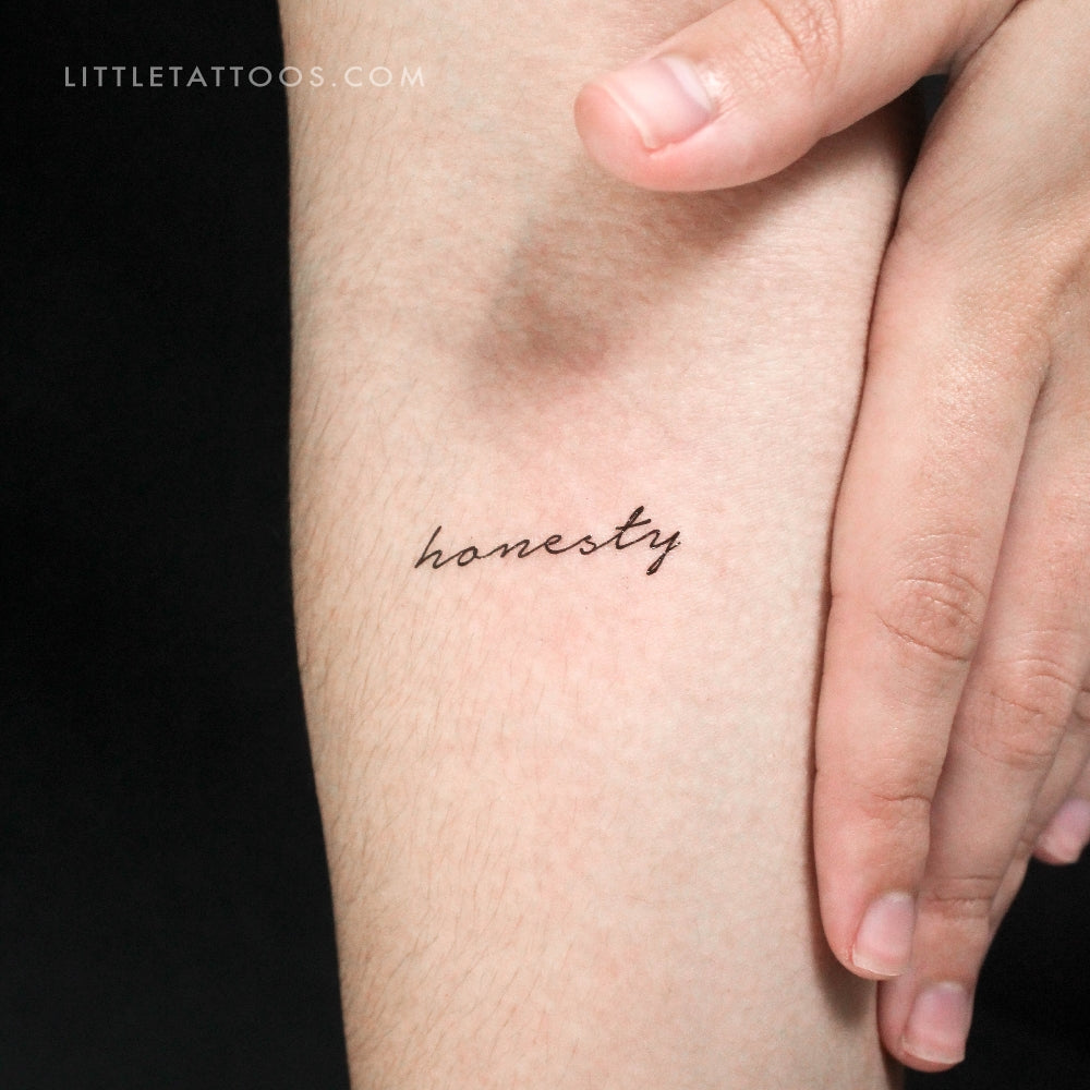 Tatuaje temporal de honestidad - Juego de 3