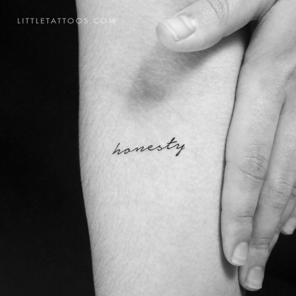 Honesty Temporary Tattoo - Set of 3