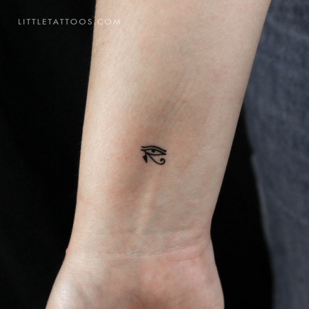 Tatuaje temporal del Ojo de Horus (pequeño) - Juego de 3