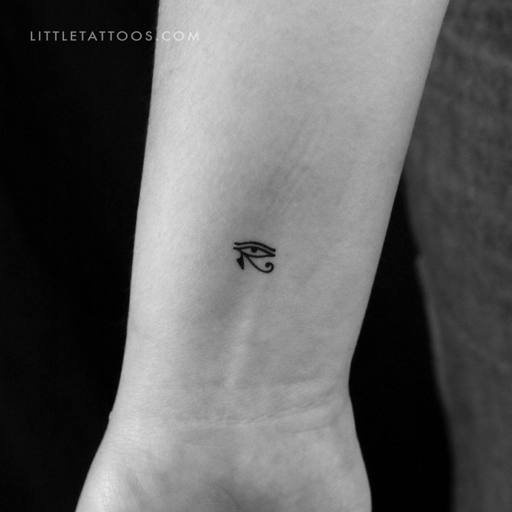 Tatuaje temporal del Ojo de Horus (pequeño) - Juego de 3