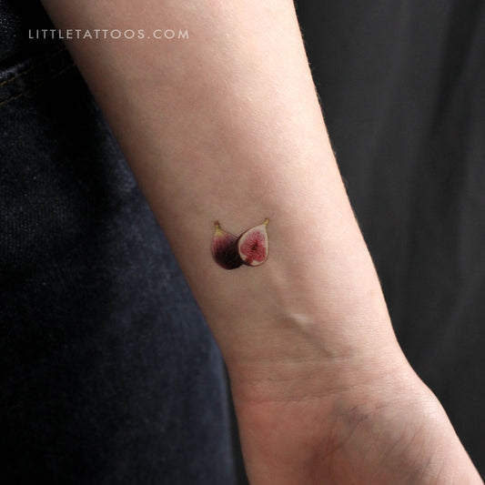 Tatuaje temporal de higo - Juego de 3