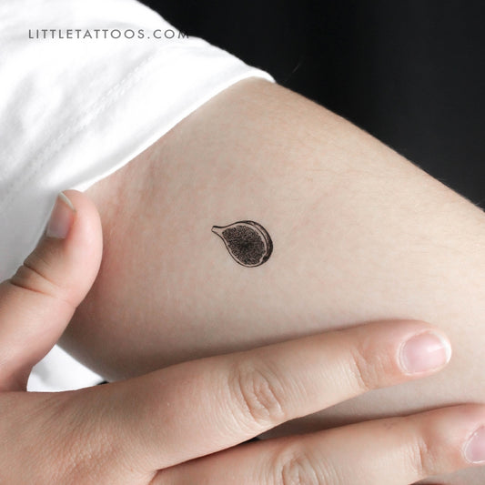 Tatuaje temporal de higo pequeño - Juego de 3