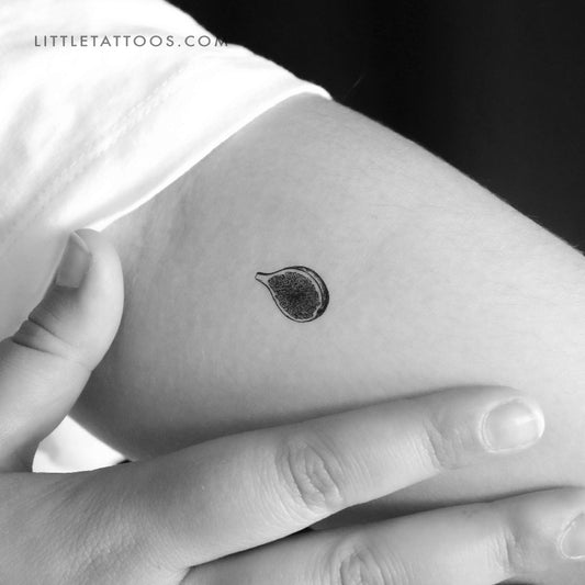 Tatuaje temporal de higo pequeño - Juego de 3
