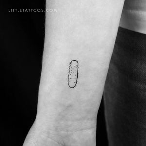 Cucumber Temporary Tattoo - Set of 3