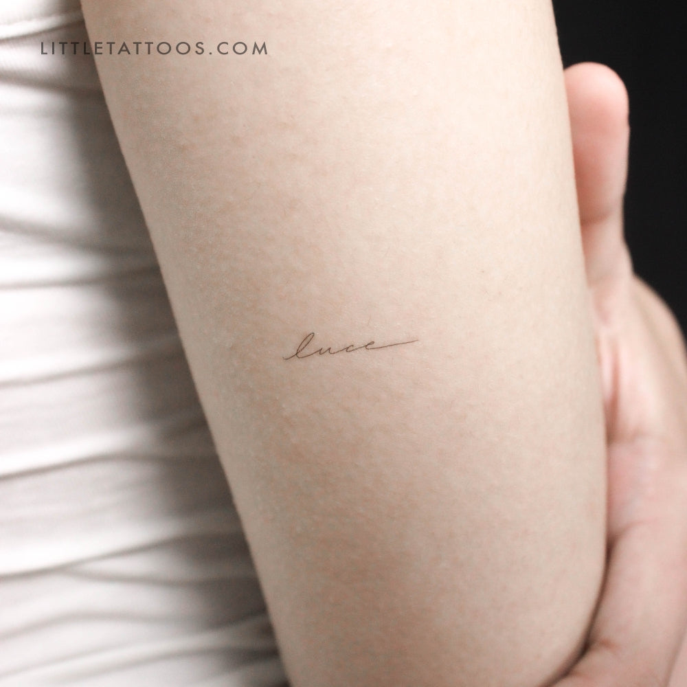 Tatuaje temporal 'Luce' de Jakenowicz - Juego de 3