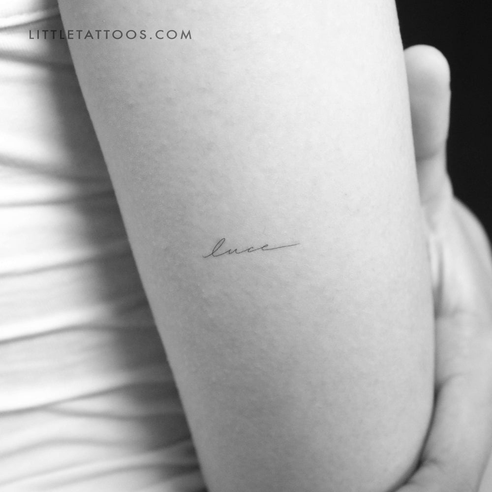 Tatuaje temporal 'Luce' de Jakenowicz - Juego de 3