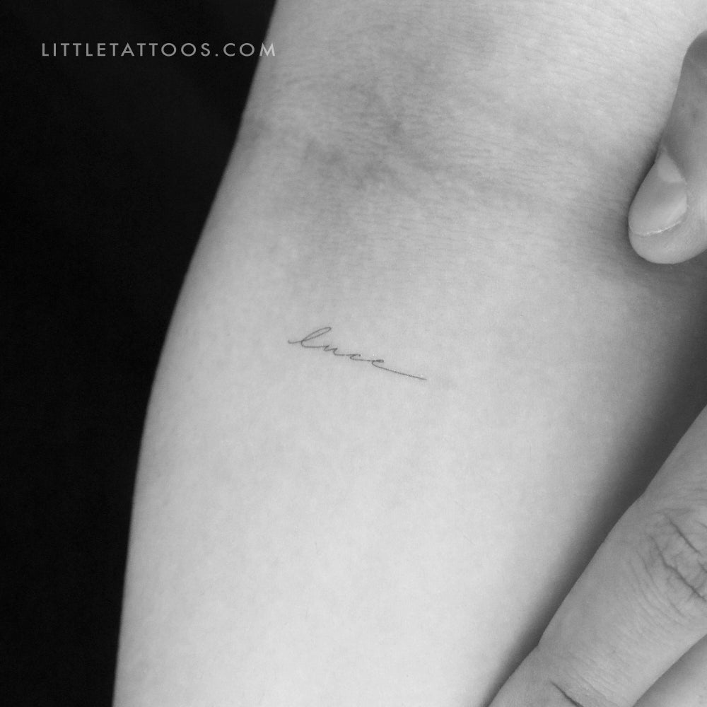Tatuaje temporal 'Luce' de Jakenowicz - Juego de 3