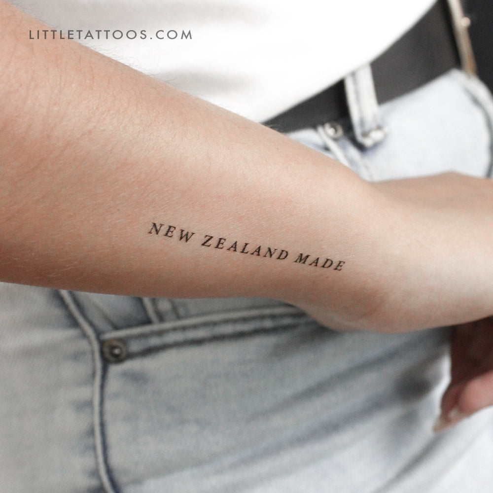 Tatuaje temporal hecho en Nueva Zelanda - Juego de 3