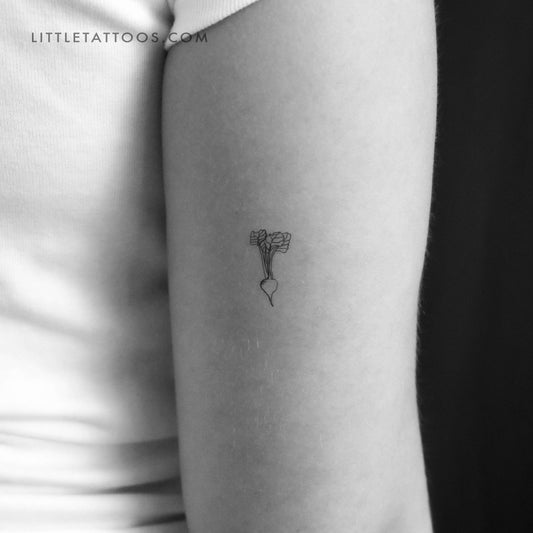 Tatuaje temporal de rábano - Juego de 3