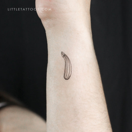Tatuaje temporal de calabacín - Juego de 3