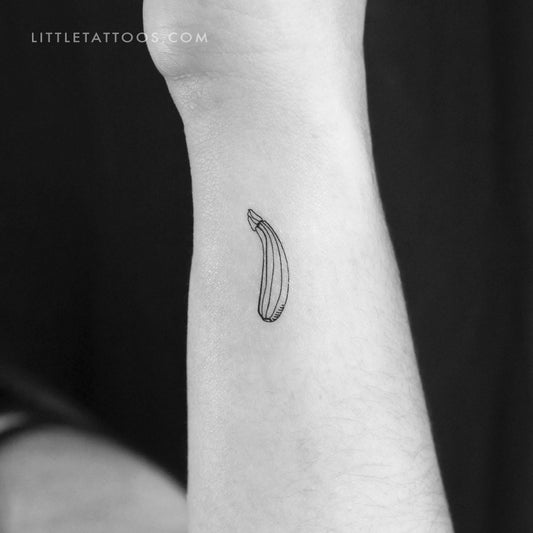 Tatuaje temporal de calabacín - Juego de 3