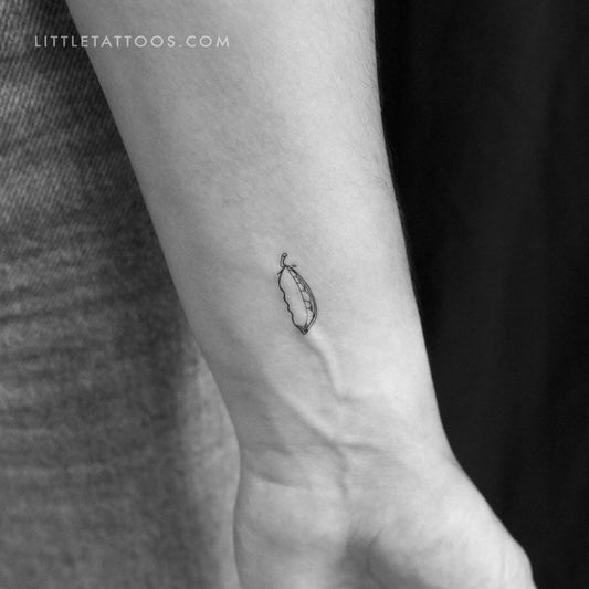 Tatuaje temporal de guisantes - Juego de 3