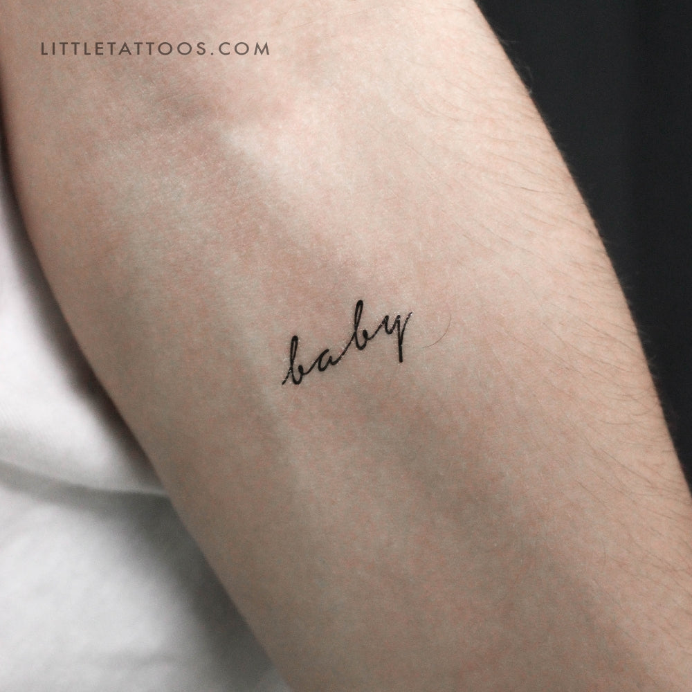 Tatuaje temporal "Bebé" - Juego de 3