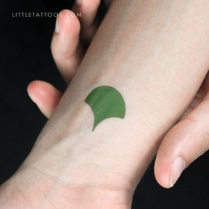 Tokyo Ginkgo Leaf Temporary Tattoo - Set of 3