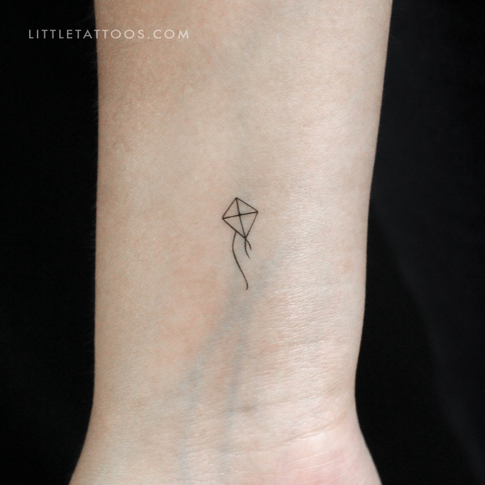 Kite Temporary Tattoo - Set of 3