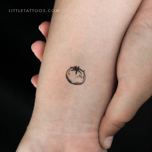 Tatuaje temporal de tomate - Juego de 3