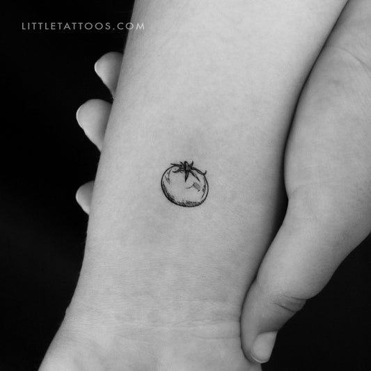 Tatuaje temporal de tomate - Juego de 3