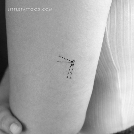 Tatuaje temporal de faro - Juego de 3